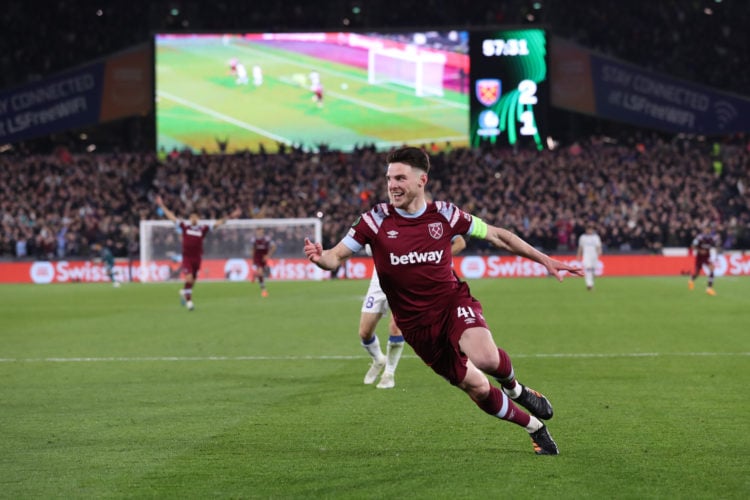 David Moyes drops ominous club captain hint for next season when Declan Rice was substituted off for West Ham