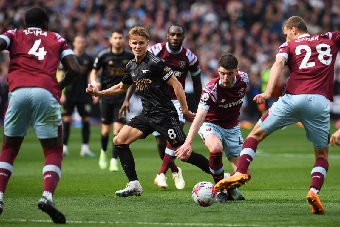 Declan Rice And Martin Odegaard Pictured Behind Closed Doors Isn't ...