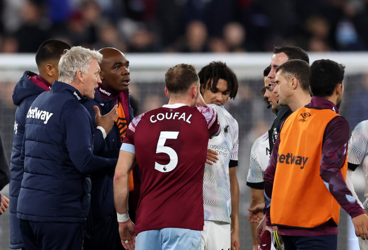 David Moyes hunts down referee and unleashes tirade as Li-VAR-pool get another lucky win over West Ham