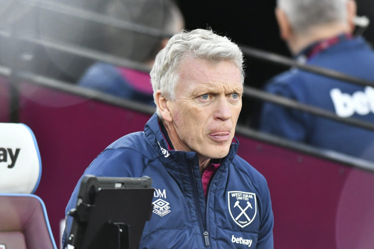 Report: David Moyes will hand £68k-a-week West Ham ace only his 10th Premier League start this season vs Manchester City