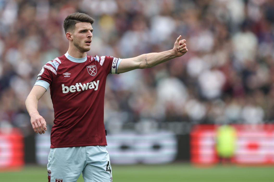 Journalist claims West Ham board believe Manchester United will blow Arsenal away by meeting Declan Rice asking price