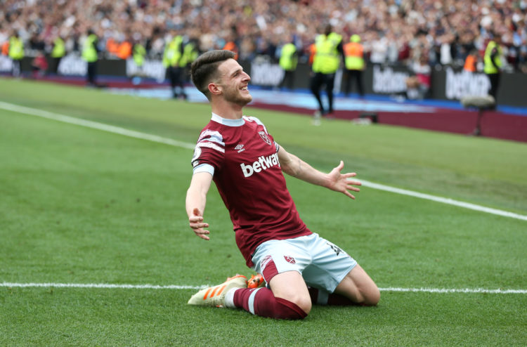 Reporter close to West Ham owners claims Declan Rice's father has held talks with Manchester United