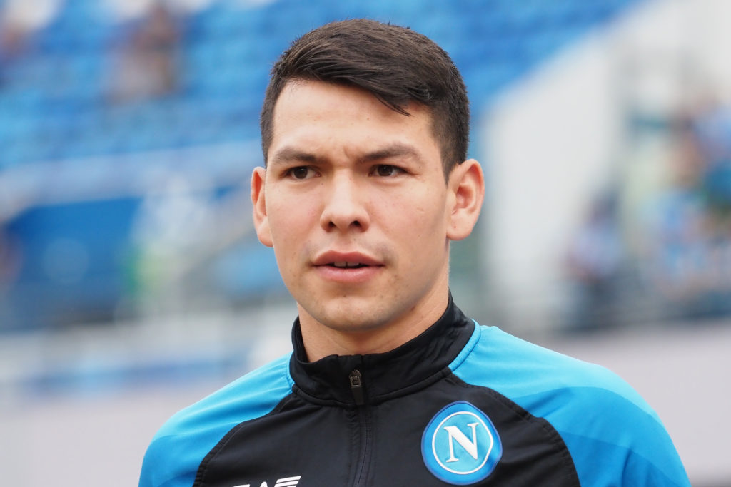 Hirving Lozano player of Napoli, during the match of the...