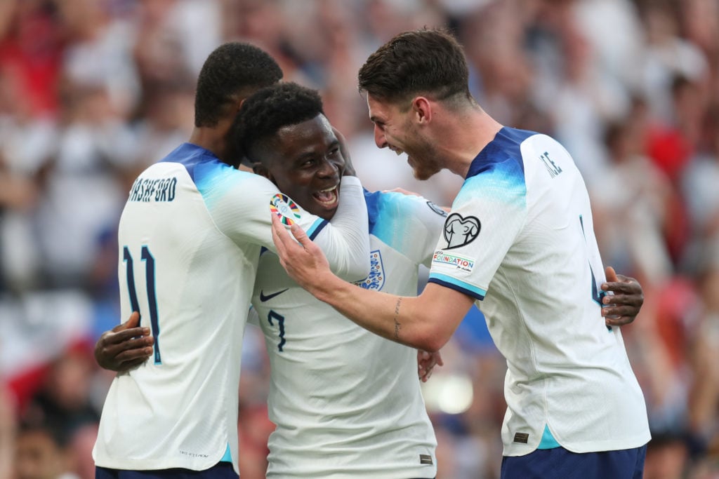 Declan Rice Exchange With Arsenal Star Bukayo Saka Causes A Stir And ...