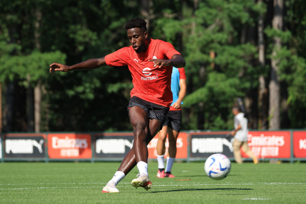 AC Milan Training Session & Press Conference