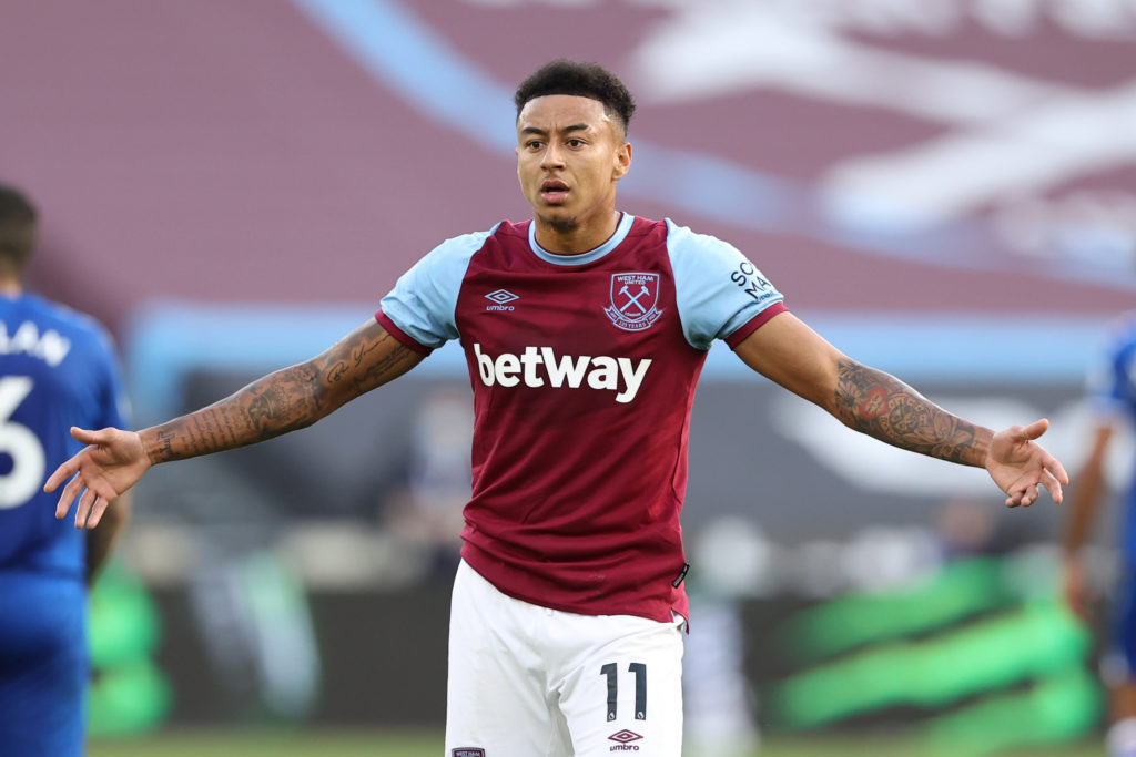 West Ham face Everton competition for Jesse Lingard