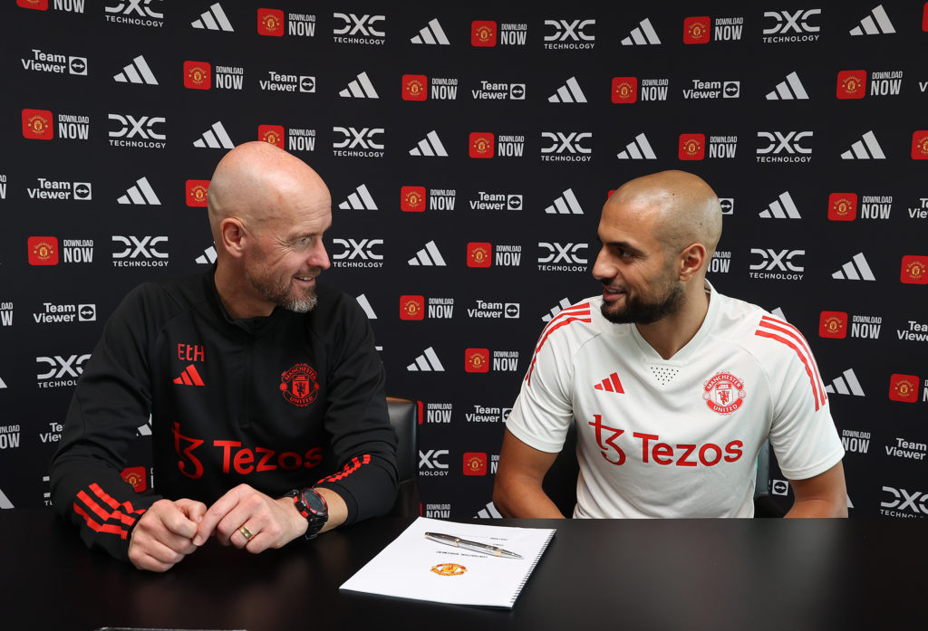 Manchster United Unveil New Signing Sofyan Amrabat