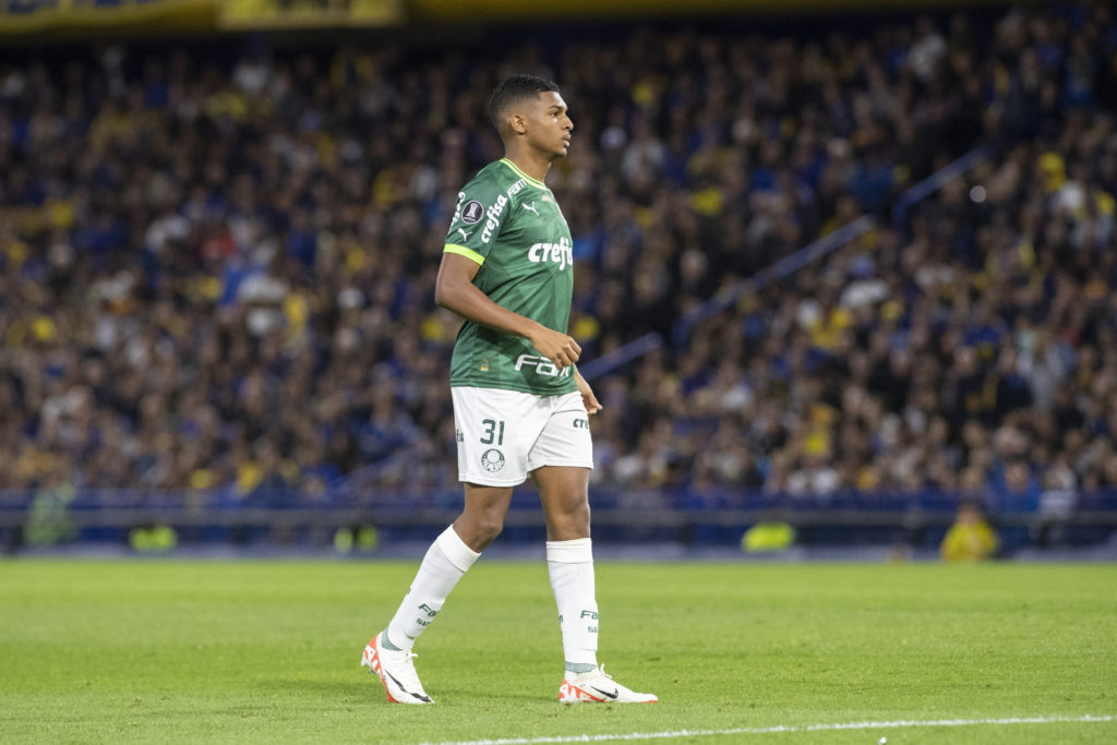 Luis Guilherme of Palmeiras seen during the Copa CONMEBOL