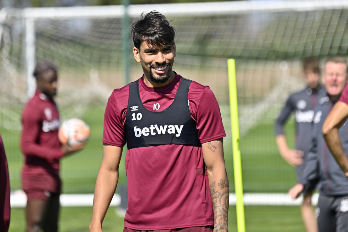 Lucas Paqueta Takes Absolute Liberties In West Ham Training And He Knows It As Star Takes To 