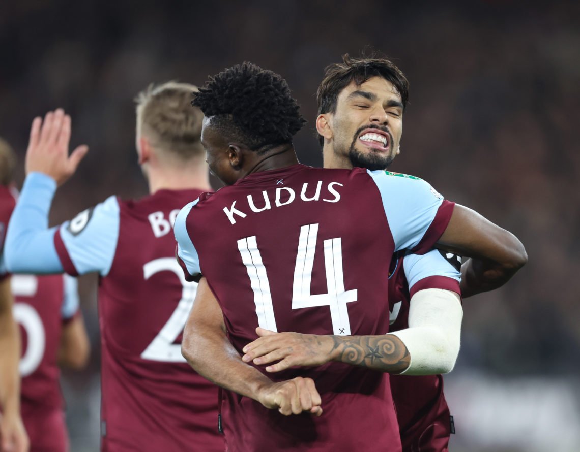 Video shows close bond forming between West Ham's two best players