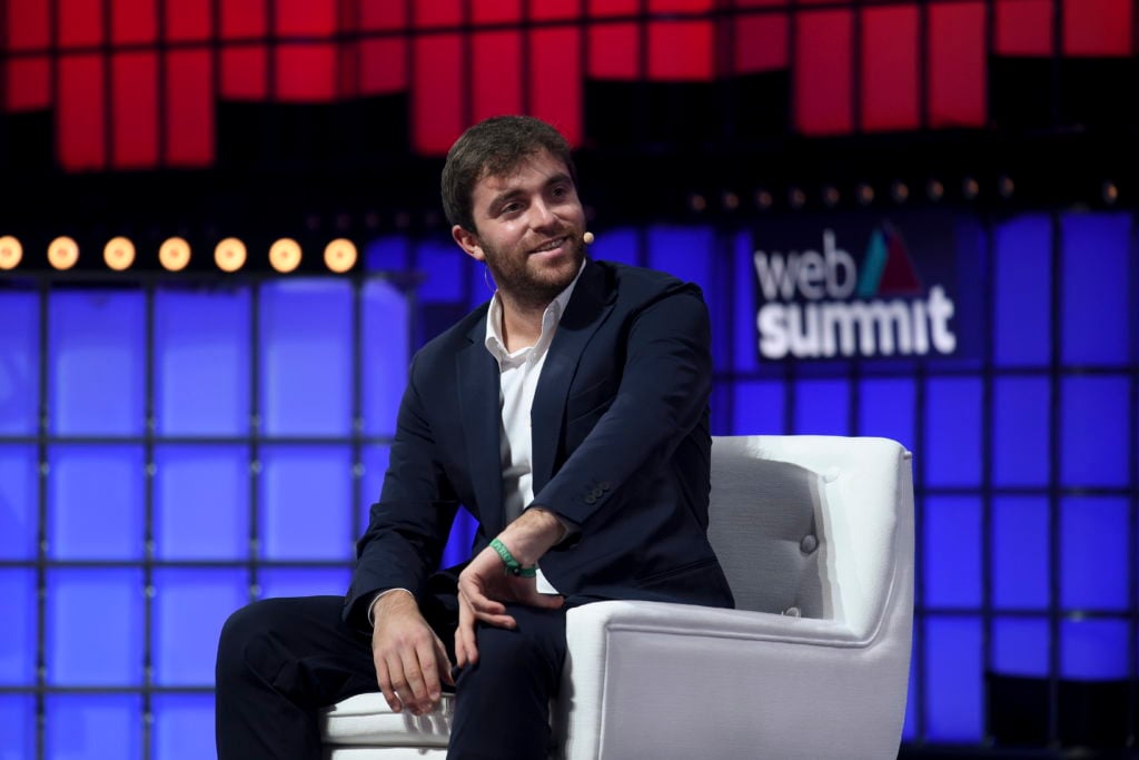 Fabrizio Romano during a Web Summit 2021 - Day Three
