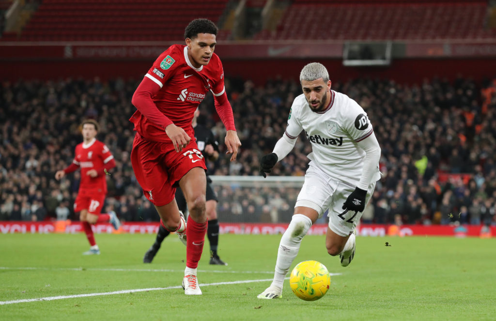 Liverpool v West Ham United - Carabao Cup Quarter Final