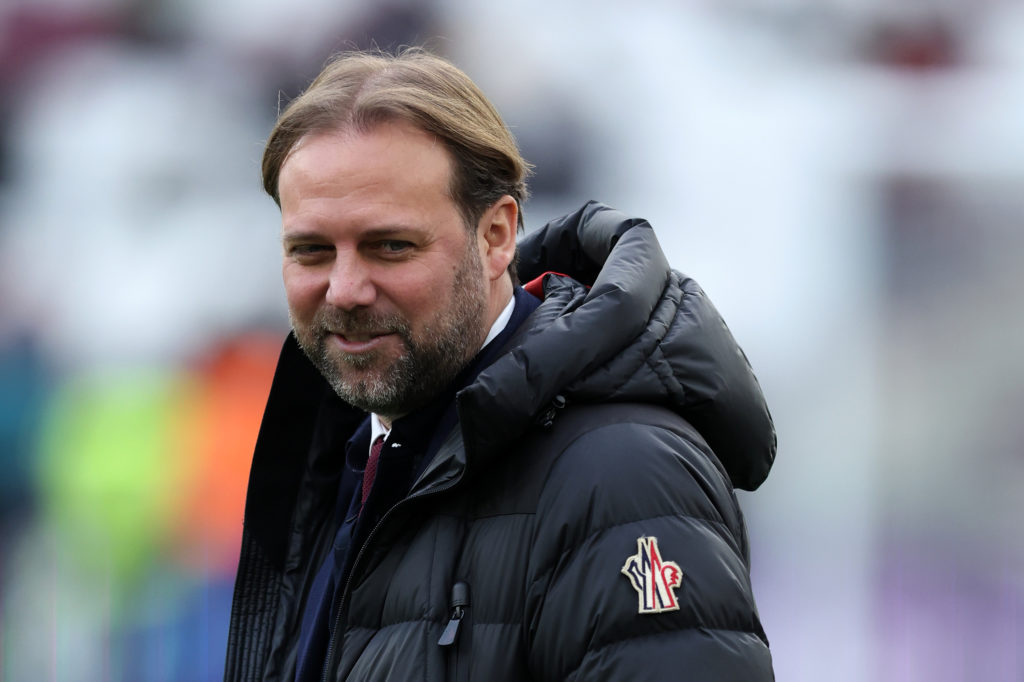 Tim Steidten ahead of West Ham United v Bristol City