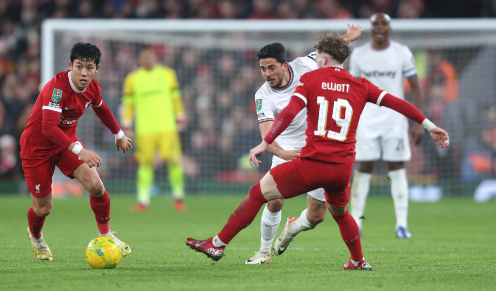 Liverpool v West Ham United - Carabao Cup Quarter Final