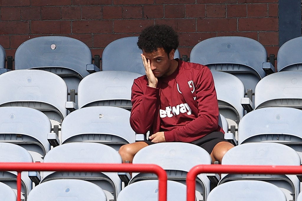 Felipe Anderson during Dundee v West Ham United - Pre-Season Friendly