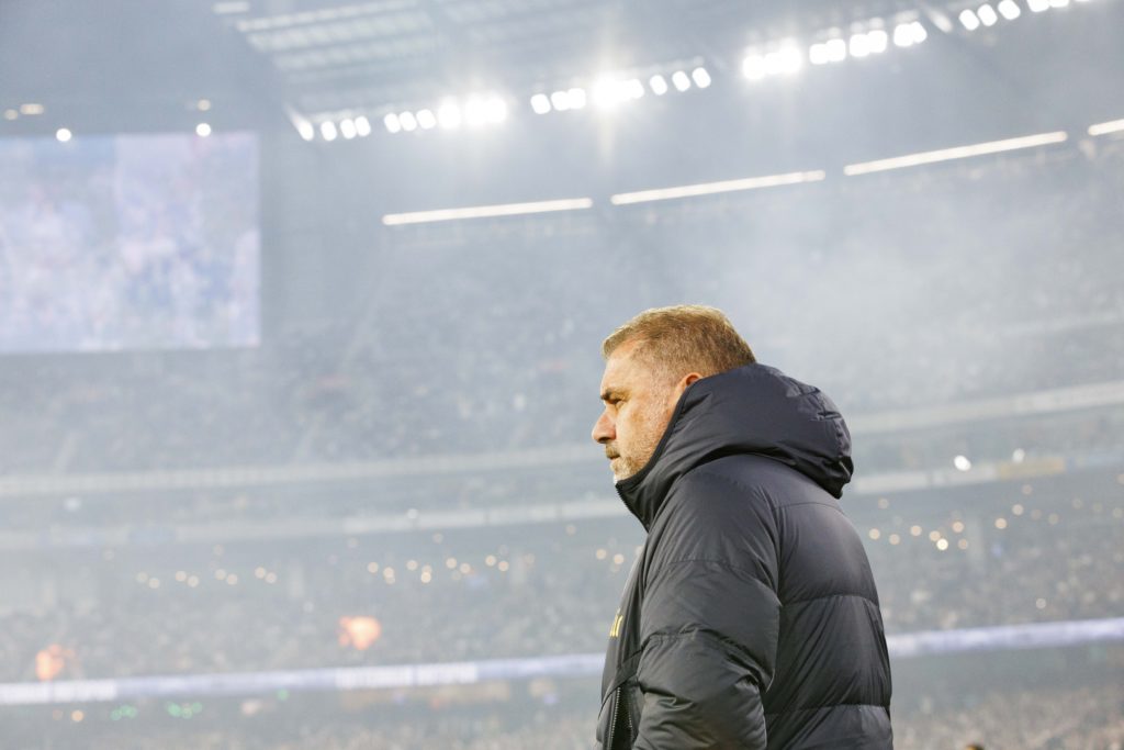 Tottenham Hotspur FC Head Coach Ange Postecoglou during the