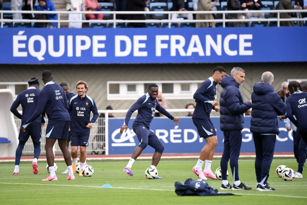 19 Youssouf FOFANA (fra) during the training session of France team at INF Clairefontaine on May 30, 2024 in Clairefontaine en Yvelines, France.