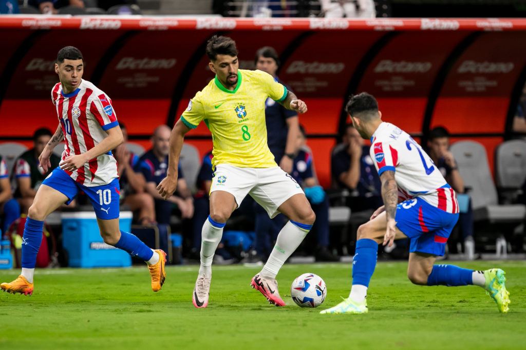 SOCCER: JUN 28 CONMEBOL Copa America - Paraguay vs Brazil