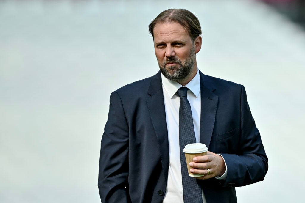 Tim Steidten technical director of West Ham United ahead of the Premier League match between West Ham United FC and Aston Villa FC at London Stadiu...