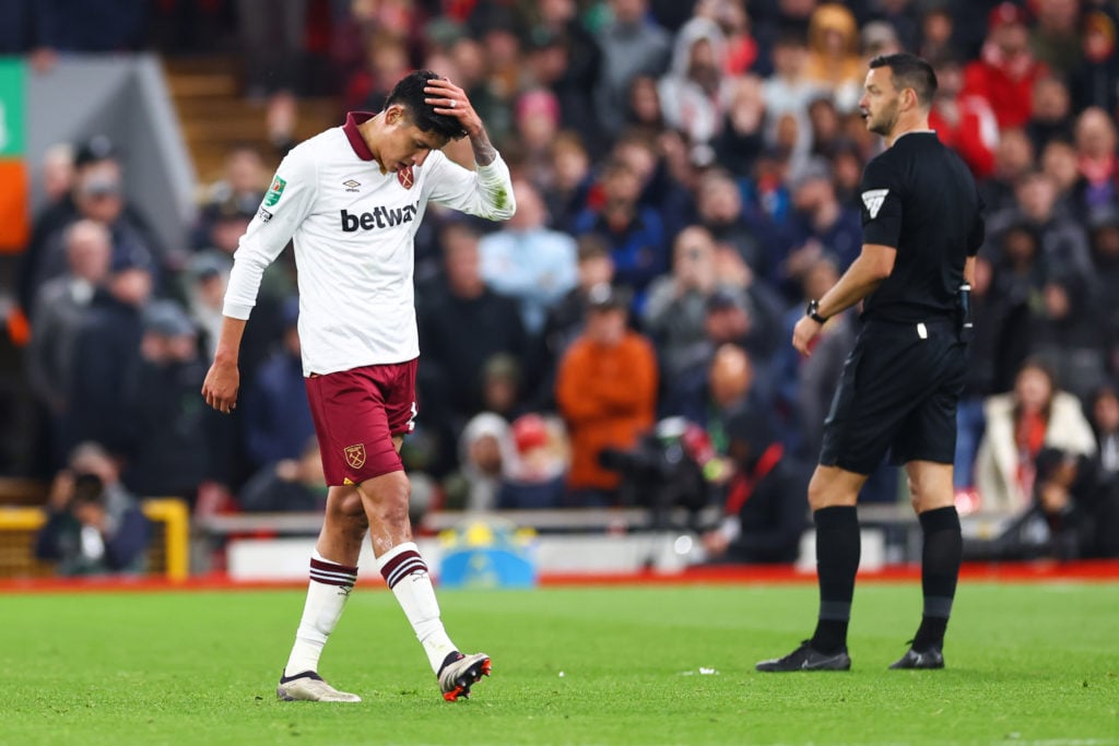 Liverpool v West Ham United - Carabao Cup Third Round