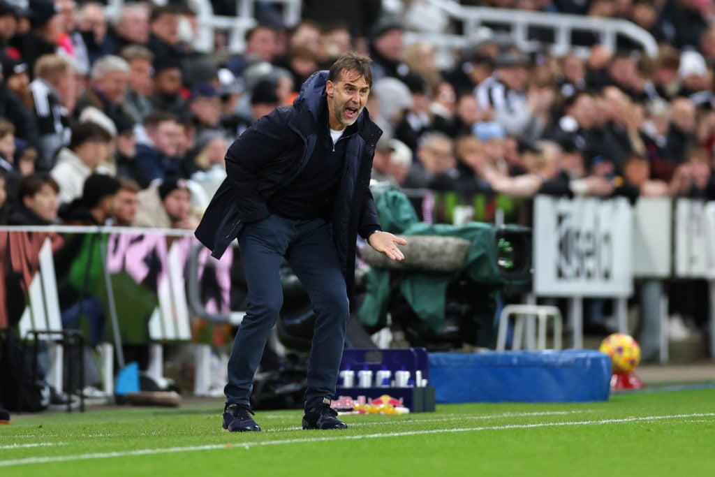 Julen Lopetegui manager / head coach of West Ham United during the Premier League match between Newcastle United FC and West Ham United FC at St Ja...