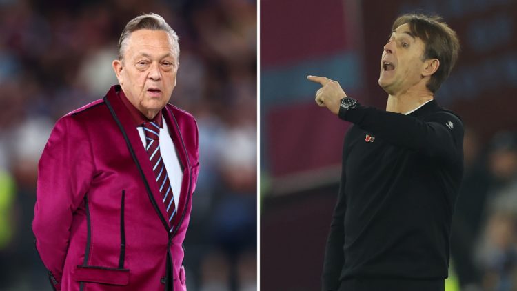 David Sullivan and Julen Lopetegui.