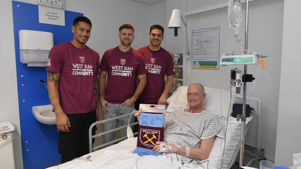 Fullkrug Areola Mavropanos King George Hospital Photo West Ham