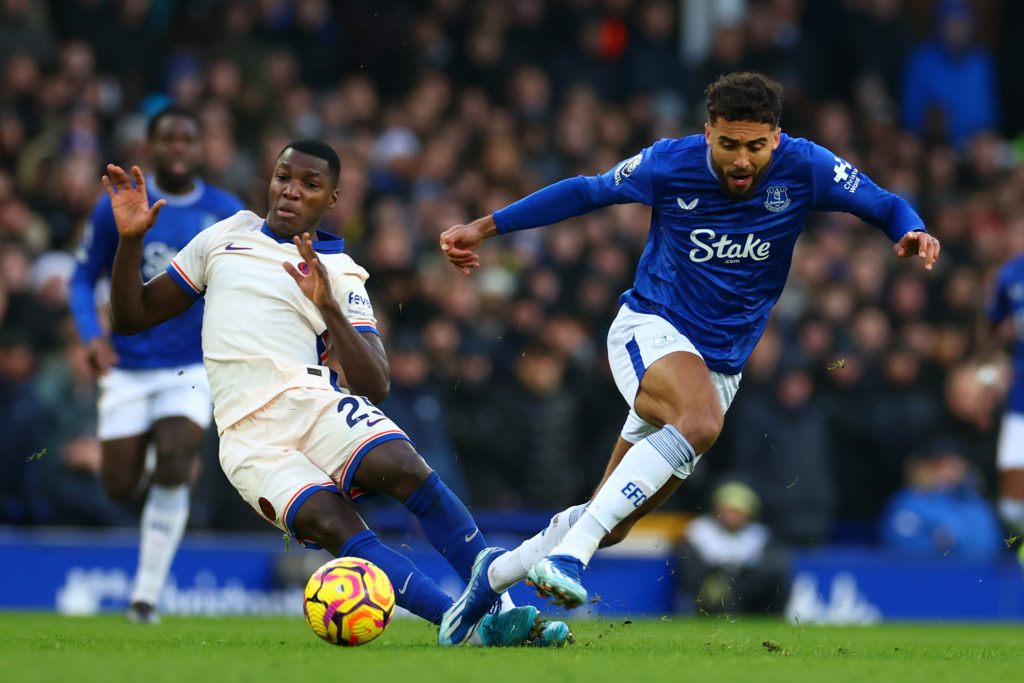 Dominic Calvert-Lewin during Everton FC v Chelsea FC - Premier League