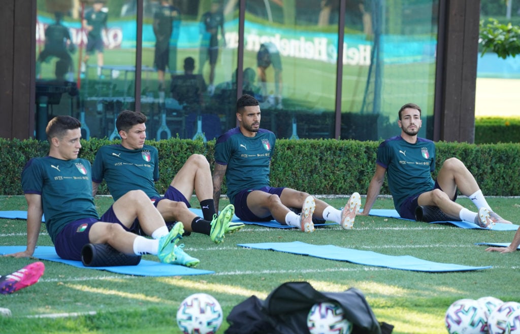 Italy Training Session And Press Conference