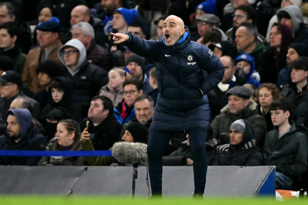 Chelsea manager Enzo Maresca