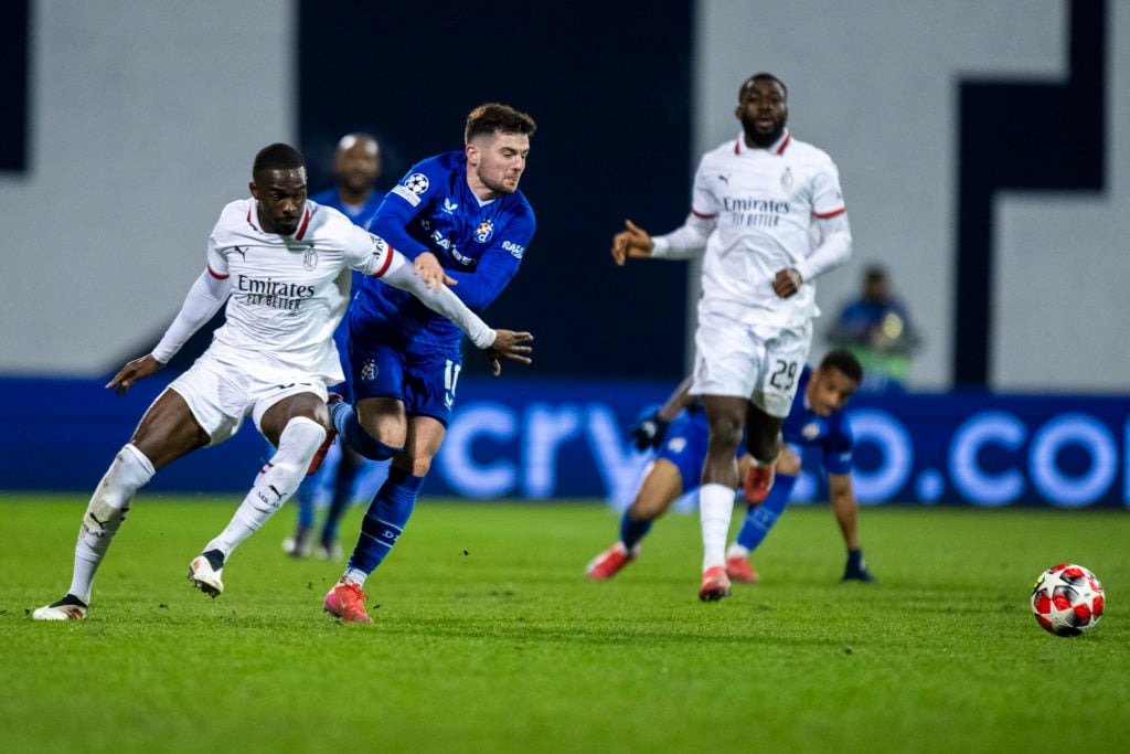 Dinamo Zagreb midfielder Martin Baturina during GNK Dinamo v AC Milan in the UEFA Champions League 2024/25 League Phase MD8