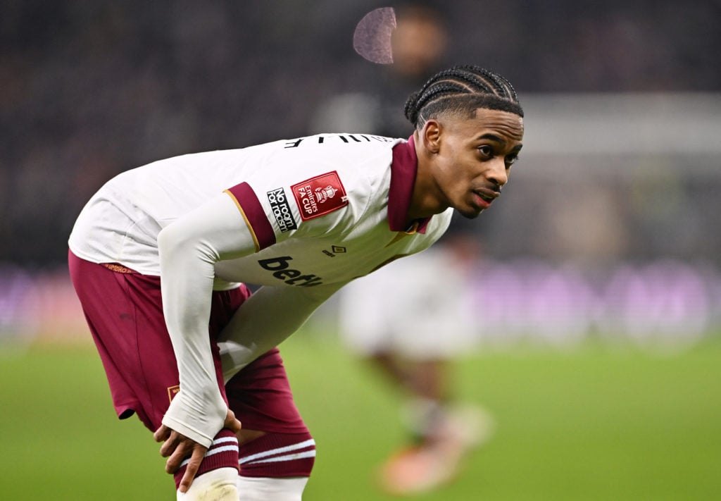 West Ham star Crysencio Summerville feels the injury suffered in the FA Cup clash at Aston Villa in January