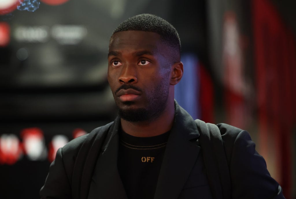 Fikayo Tomori before AC Milan v FC Internazionale - Serie A
