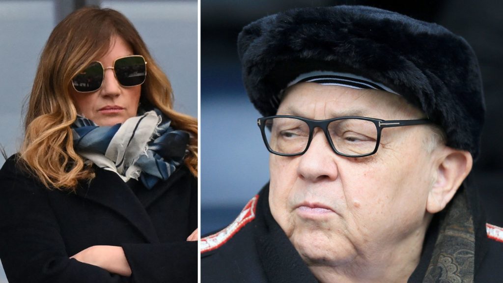West Ham vice-chair Karren Brady and majority owner David Sullivan.