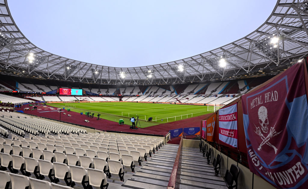 General view before the Premier League match between West Ham United FC and Liverpool FC