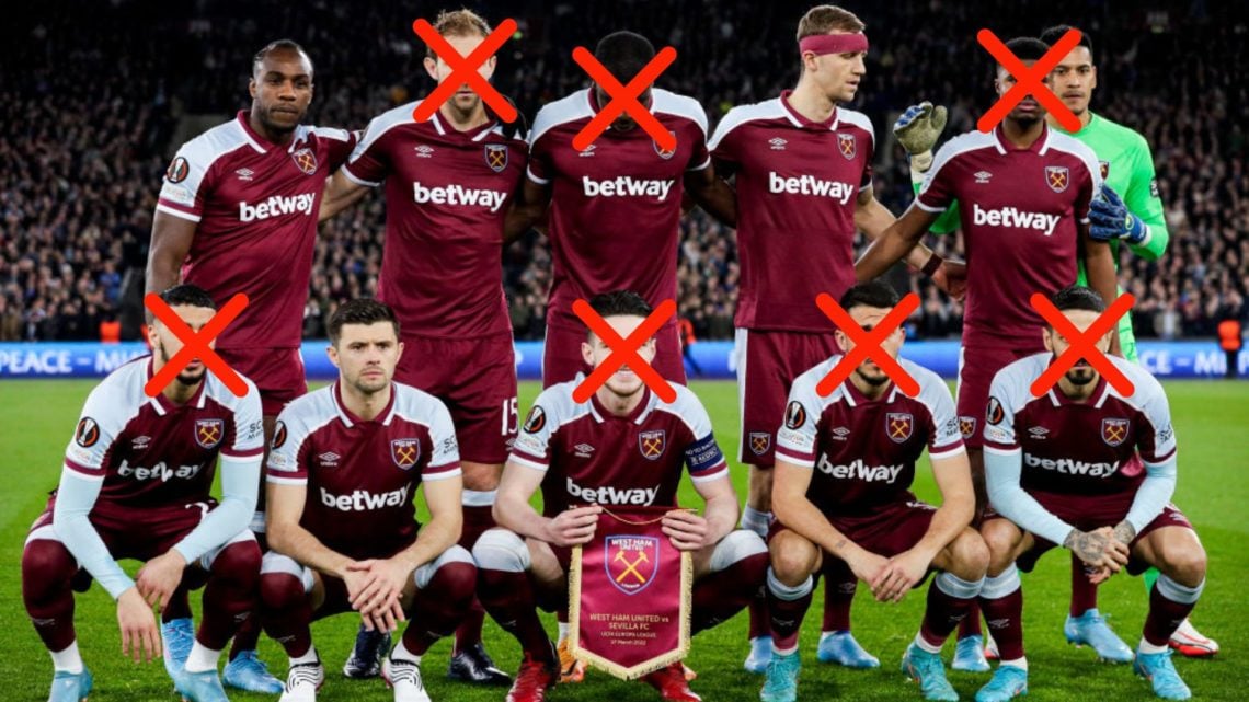 West Ham's heroes of Sevilla from March 2022, only five remain three years on.