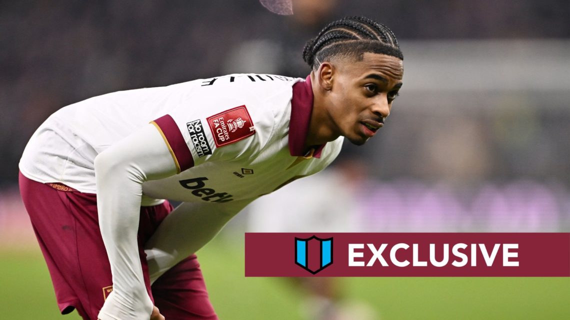 West Ham star Crysencio Summerville feels the pain of the injury which has kept him out since January.