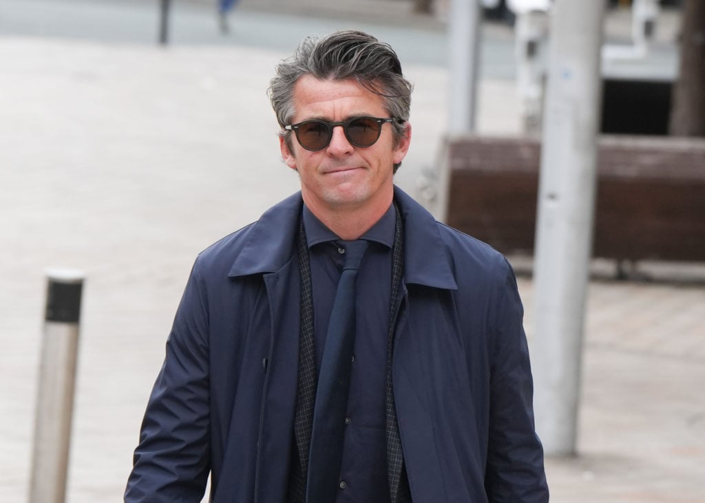 Joey Barton arrives court in Liverpool