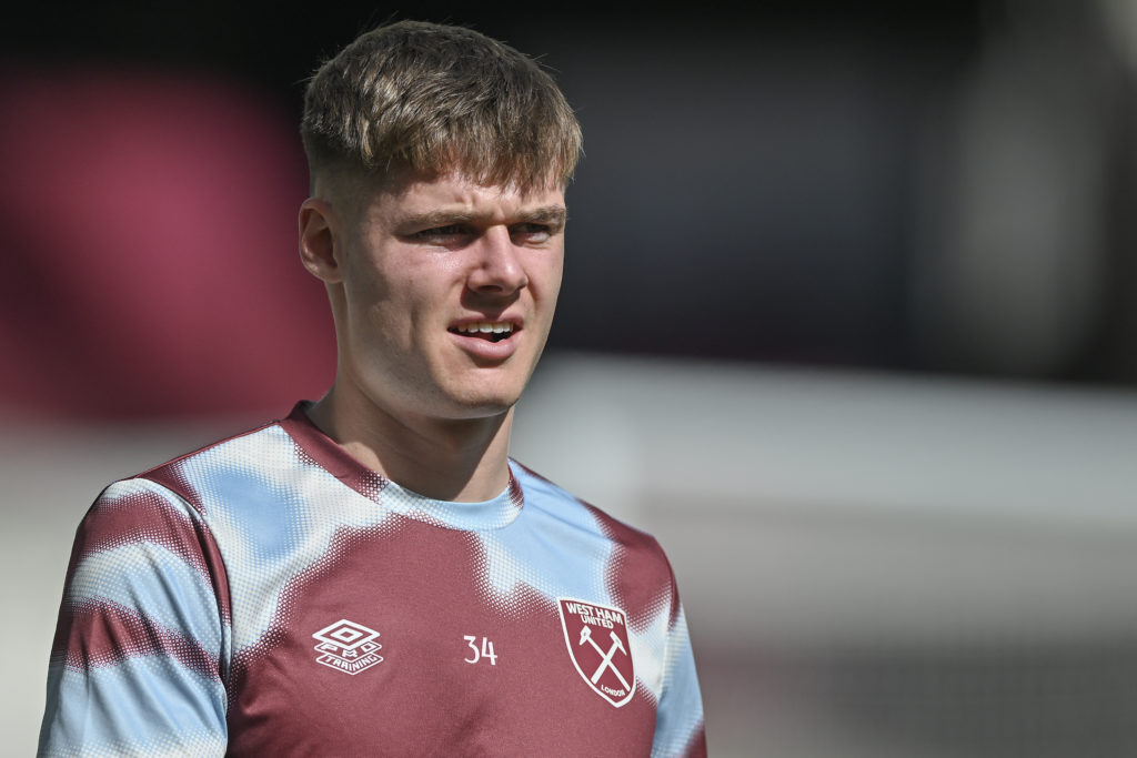 Brighton and Hove Albion loanee Evan Ferguson - West Ham United FC v AFC Bournemouth - Premier League
