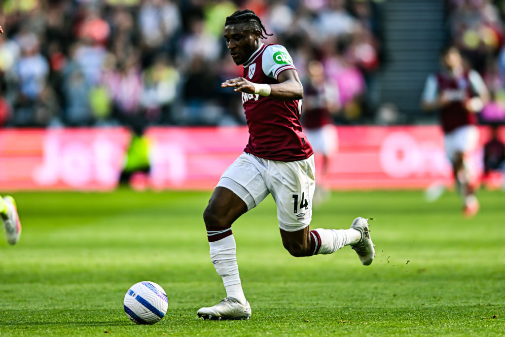 Mohammed Kudus during West Ham United FC v Southampton FC - Premier League