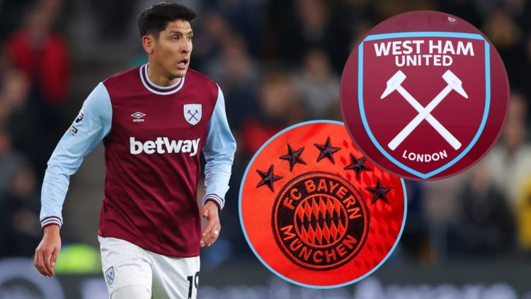Main image, Edson Alvarez of West Ham United during the Premier League match between Wolverhampton Wanderers FC and West Ham United FC at Molineux ...