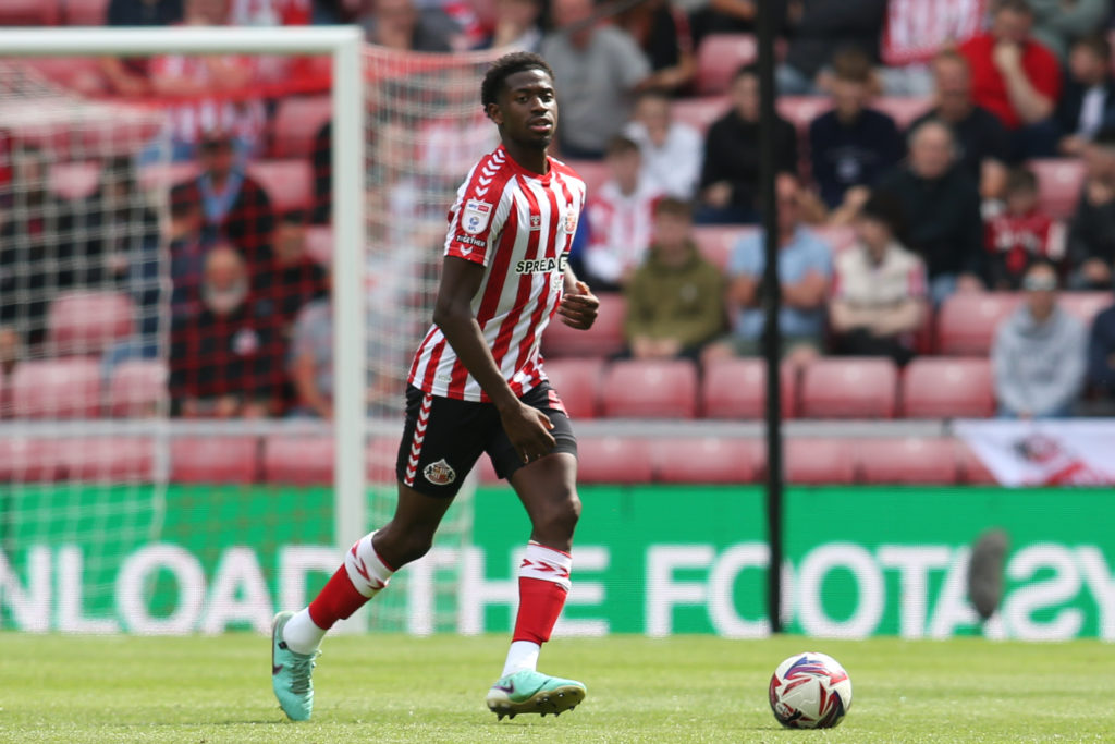 Aji Alese during Sunderland AFC v Sheffield Wednesday FC - Sky Bet Championship