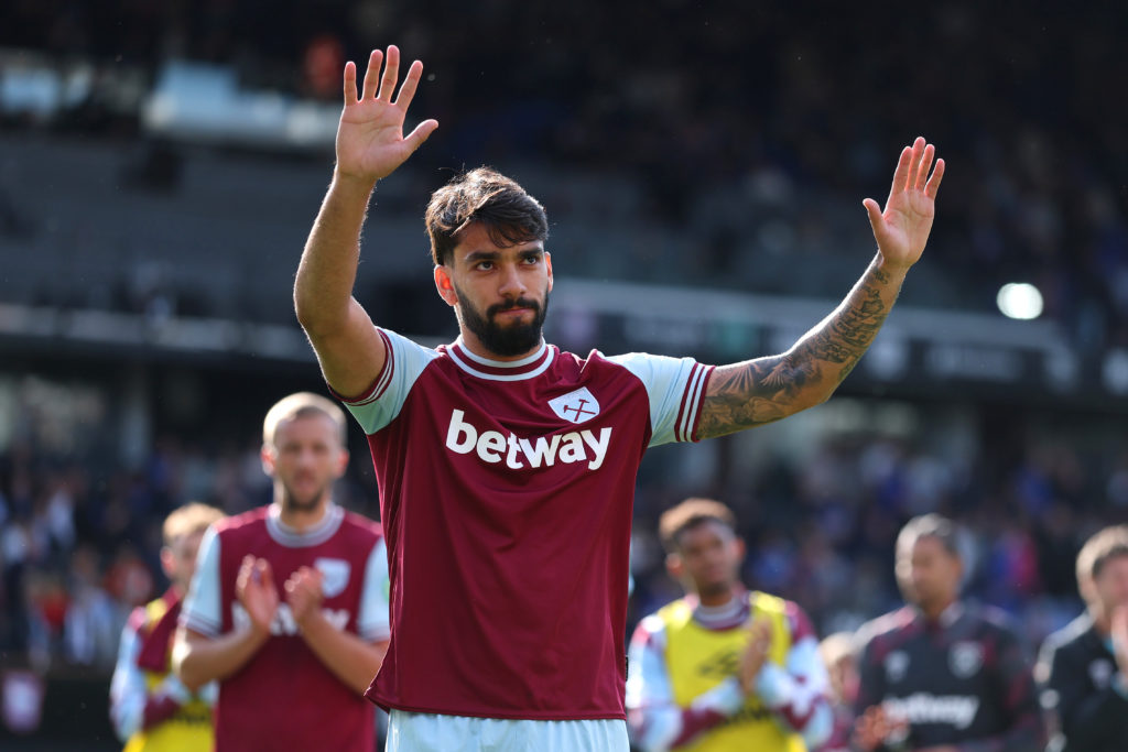 Lucas Paqueta - Ipswich Town FC v West Ham United FC - Premier League