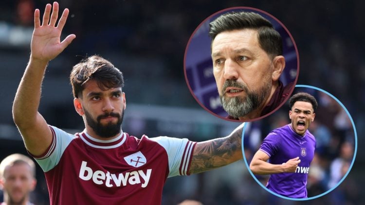 Main image, Lucas Paqueta of West Ham United acknowledges the fans following the Premier League match between Ipswich Town FC and West Ham United F...