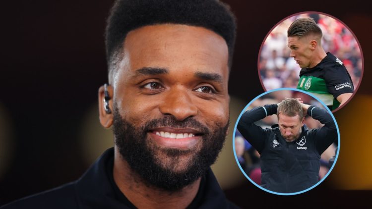 Main image, ITV Sport pundit Darren Bent during the Emirates FA Cup Fifth Round match between Nottingham Forest and Ipswich Town at City Ground on ...