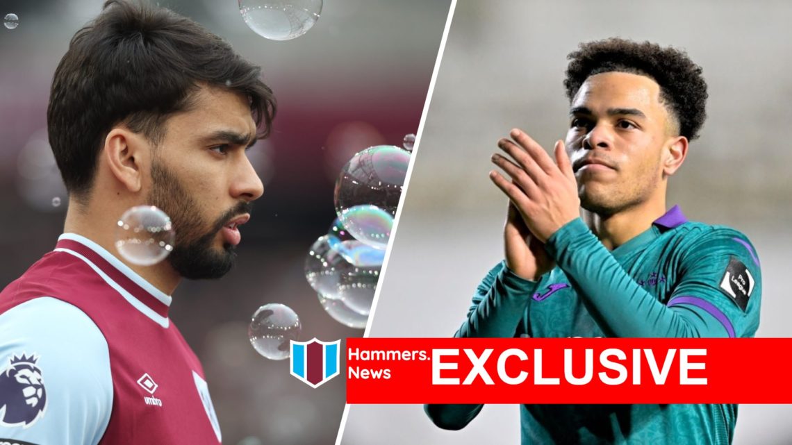 West Ham star Lucas Paqueta and Anderlecht ace Mario Stroeykens