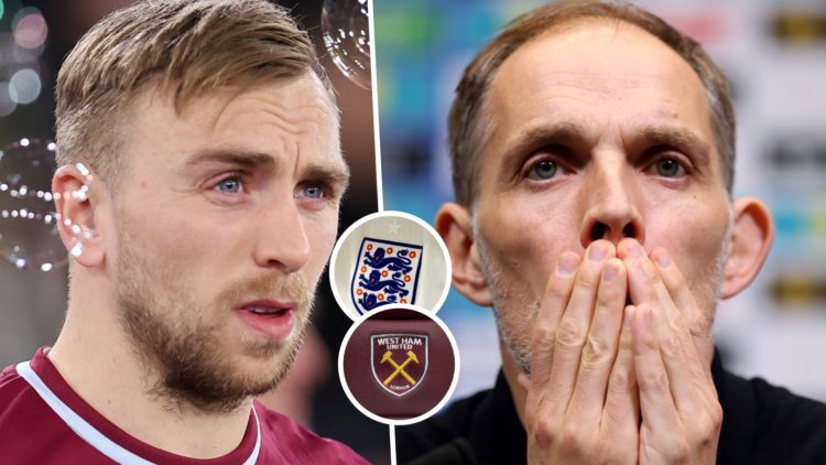 West Ham star Jarrod Bowen and England boss Thomas Tuchel