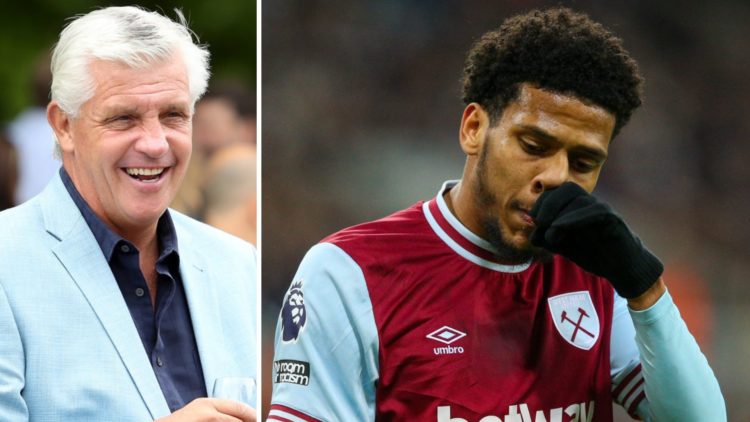 Former West Ham defender turned pundit Tony Gale and current Hammers defender Jean-Clair Todibo