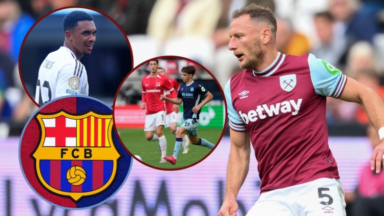 Main image, Vladimir Coufal of West Ham United is in action during the Premier League match between West Ham United and Nottingham Forest at the Lo...