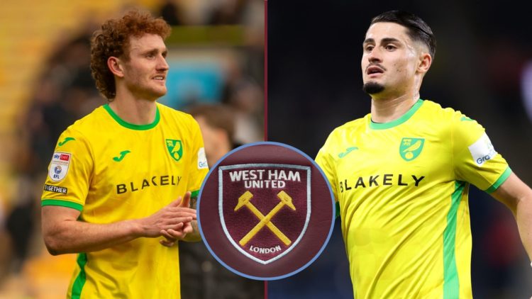 Left image, Josh Sargent of Norwich City applauds the supporters after the Sky Bet Championship match between Norwich City and West Bromwich Albion...